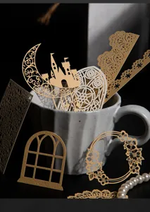 Materiale diario pizzo cavo carta speciale scrapbook fai da te modelli decorativi.