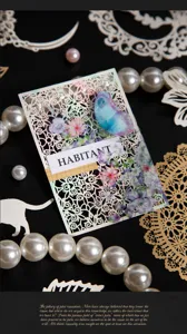 Materiale per diario in pizzo cavo decorativo carta speciale per lavori creativi