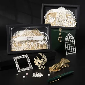 Set di scatole regalo per materiale scrapbooking in pizzo traforato, fai da te principale.