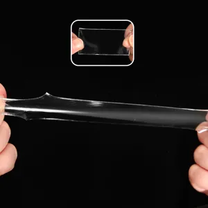 Transparent nano double-sided tape, washable and traceless, strong adhesive for home use.
