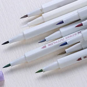 STA Metallic Brush Pen Soft Tip Paint Marker Water Based Gold Silver Marker Pens For DIY Craft Scrapbook Journal Drawing