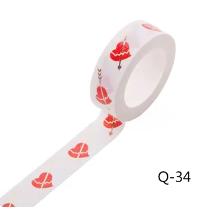 Japanese gold stamping washi tape decorative adhesive sticker for journal craft DIY projects.
