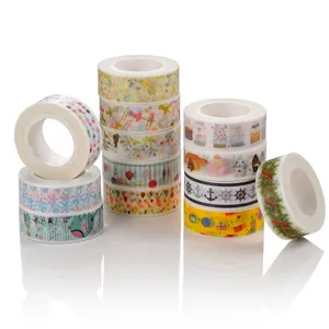 Nastro Washi Decorativo Carino Planer Mascheramento Nastro Adesivo Per Scrapbooking Journaling DIY Artigianato Forniture