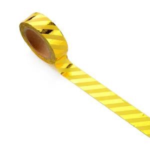Gold foil washi tape roll decorative adhesive masking tape for journal DIY craft stationery use