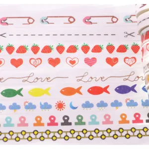 Cute washi tape decorative masking tape planner scrapbooking stickers crafts stationery set