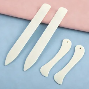 Set di Stecche per Piegatura in Plastica Strumento di Tracciatura per Artigianato in Pelle Tagliacarte