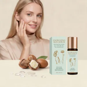 Nahaufnahme Detailansicht des Körperpflege-Serums mit natürlichem Weihrauch und Rizinusöl.