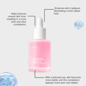 Lightweight hydrating face serum with PDRN and niacinamide for radiant, even skin complexion.