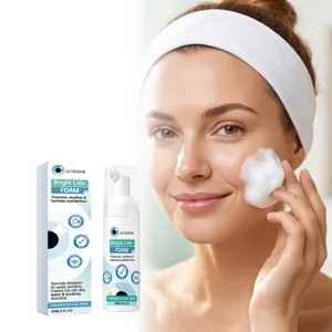 Gentle Facial Cleansing Mousse Sensitive Eye Eyelid Care Moisturizing Foaming Cleanser Skincare