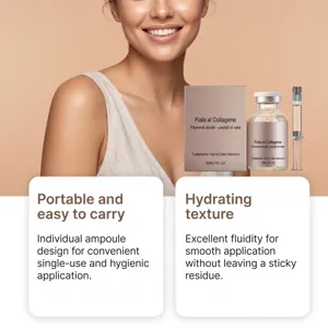 Siero in fiala idratante nel dettaglio con texture liscia e pratico applicatore incluso.