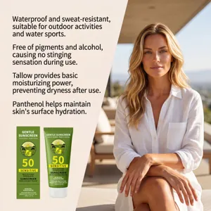 Creme solaire douce spf 50 sensible formule minerale au suif de boeuf et aloes plein air.