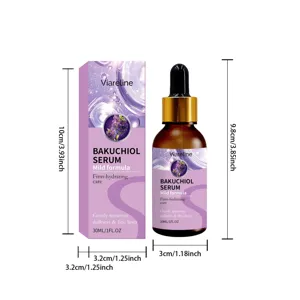 VIARELINE Bakuchiol Gesichts-Serum 30ml feuchtigkeitsspendend straffende Hautpflege Flasche