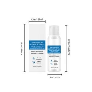 Magnesium botanical spray 100ml for soothing and hydrating facial skin care with gentle formula.