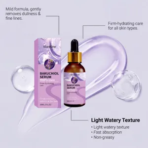 Viareline Bakuchiol Gesichts-Serum feuchtigkeitsspendend Anti-Aging Hautpflege 30ml