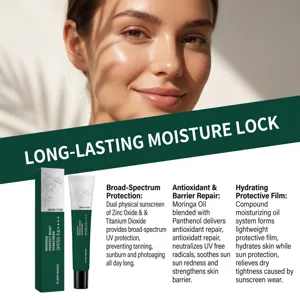 Crème solaire hydratante au moringa 20g légère rafraîchissante protection visage