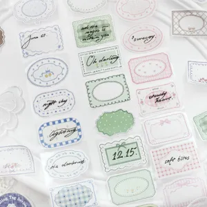Leichtes Vintage Washi-Papier PET-Tape Heilend Rahmen Muster Schreibwaren Für Scrapbooking DIY Basteln Tagebuch Zubehör