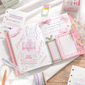 Set de rubans washi Frosting Fantasia pour décoration de journaux et scrapbooking