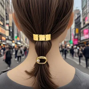 Minimalistische Legierung Strass Künstliche Perle Ponytail Clip Und Haarhaken Set Für Damen Japanischer Kühler Stil Haar-Accessoires