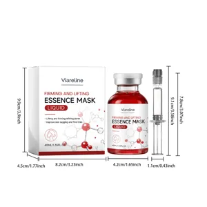 Viareline serum liquide masque essence raffermissant et liftant 40ml anti âge visage