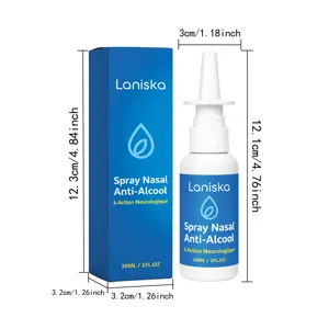 LANISKA nasal spray 30ml daily gentle nose cleaning portable care personal care essential.