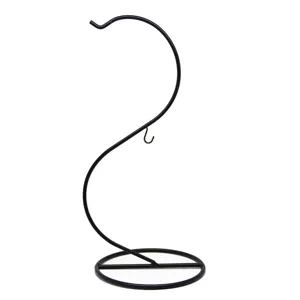 Supporto per Piante in Ferro Minimalista Staffa Sospesa a Forma di S Supporto in Metallo per Terrario in Vetro Decorazione Casa