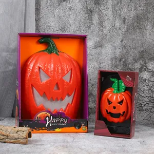 Timbre eléctrico calabaza de Halloween accesorios espeluznantes para decoración de fiesta.