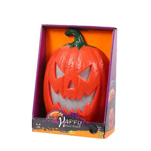Calabaza de Halloween timbre electrónico accesorio espeluznante fiesta decoración
