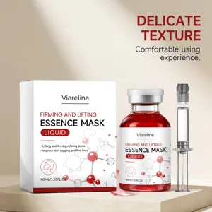 VIARELINE masque essence raffermissant liquide detail vue, lisse et hydratant pour la peau.