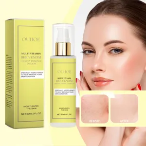 OUHOE bee venom honey essence facial lotion deeply moisturizing hydrating anti-aging skincare 60ml