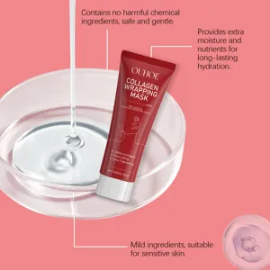 La mascarilla peel-off de colágeno OUHOE ofrece hidratación profunda y reafirmación facial.