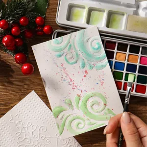 Carta decorativa in rilievo serie natalizia invernale per scrapbooking e journaling DIY
