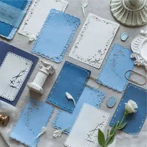 Carta scrapbooking pizzo traforato serie Dreaming Moon per decorazione fai-da-te