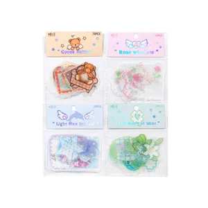 Set of 4 cute pixel art sticker packs for DIY journaling with 20 sheets each pack