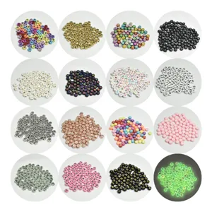 Cuentas Redondas con Letras del Alfabeto de Acrílico de 7mm Multicolor Cuentas Sueltas DIY para Pulseras Collares Accesorios de Joyería al por Mayor