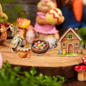 Juego de 100 pegatinas de PET de Pascua vintage para scrapbooking y decoración DIY