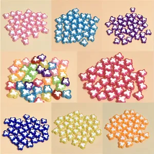 Modelos variados de cuentas de mariposa de 10mm para pulseras DIY y accesorios móviles