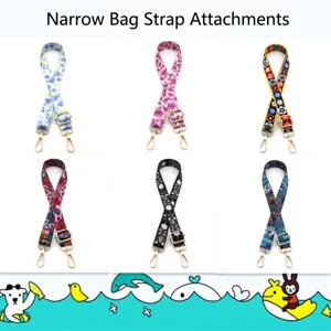 Correa de Bolso de Hombro Ajustable de Poliéster con Transferencia Térmica Colorida Cinturón de Repuesto Estilo Étnico para Bolsos Accesorios Móvil