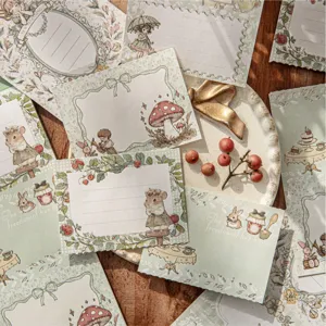 Bloc-notes vintage au thème thé avec dorure pour décoration de scrapbooking créative