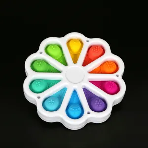 Girasole push pop bubble sensory fidget toy stress relief silicone board game