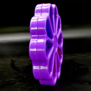 Giocattolo sensoriale antistress con bolle Push Pop girasole viola per bambini e adulti.