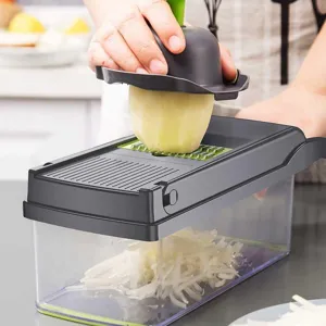 Multifunctional Vegetable Cutter Kitchen Chopper Potato Slicer Grater Food Chopper With Storage Box Kitchen Gadget Tools