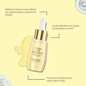 Siero viso alle erbe OUHOE 30ml idratante nutriente levigante luminosità cura della pelle