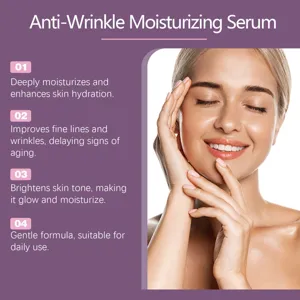 Siero viso antirughe e idratante per una pelle liscia, luminosa e profondamente nutrita.
