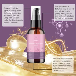 Siero viso idratante OUHOE anti-età trattamento nutriente per una pelle luminosa e liscia.
