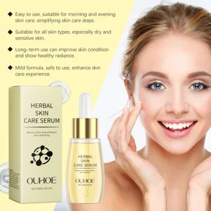 Siero cura della pelle alle erbe OUHOE 30ml essenza viso idratante nutriente pelle luminosa