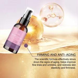 Siero viso idratante antirughe OUHOE 60ml con acido ialuronico per una pelle soda.