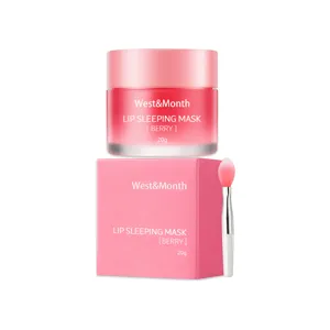 West&Month Mascarilla Labial de Noche de Frutos Rojos Hidratante Labios 20g Tarro
