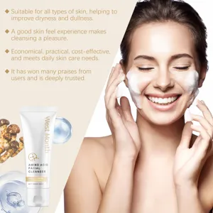 West Month Detergente Viso Aminoacido 100g pulizia profonda delicata cura della pelle.
