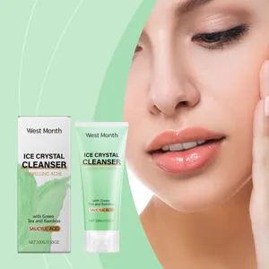 West Month Detergente Viso Cristallo di Ghiaccio anti-acne delicato con acido salicilico