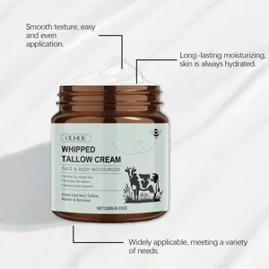 OUHOE whipped tallow cream, deep hydration face and body moisturizer, 120g skincare.
